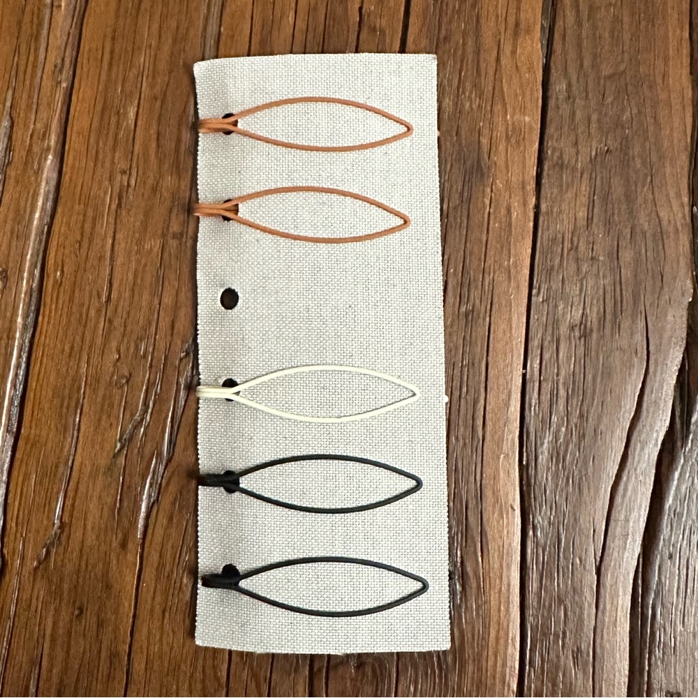 Anthropologie Hair Clip Set in Fall Colors